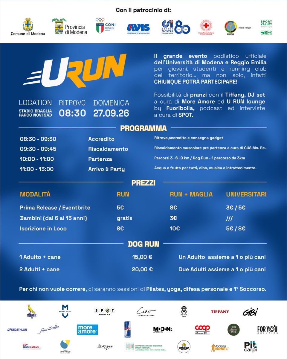 U-RUN – volantino retro